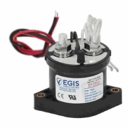 Egis Mobile Electric Contactor, 250A, 12/24 V, W/ Aux Contacts EGIS/7022B